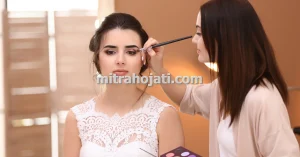 میکاپ و شینیون عروس در شرق مشهد