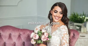 میکاپ و شینیون عروس در غرب مشهد