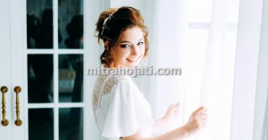 میکاپ و شینیون عروس در مشهد