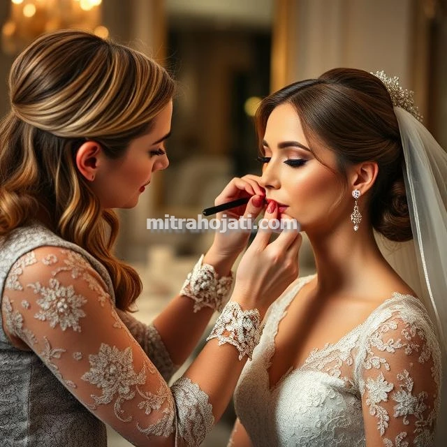 میکاپ شینیون تخصصی عروس مینیمال مشهد