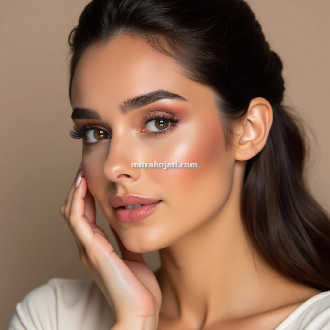 میکاپ شینیون لایت مدل تاج دار در مشهد